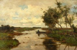 Victor Bauffe (1849-1921) Dutch, “Kortenhoef