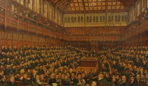 Spencer Sawyer. Bird & Co (19th century) A Scenes of the House of Commons and the a Scene of the
