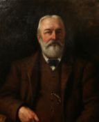 Augustus Morton Hely Smith (1862-1941) British, A full-length portrait of a gentleman, oil on