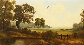 John Westall (19th century) British, 'On the Outskirts of Epping Forrest', and, ' A Cottage on