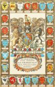 John Speed (1551-1629), 'The Achievements of our Soveraigne King Charles II.', A coat of arms,
