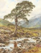 Robert Morley (1857-1941) British, 'In the Wilds of The Highlands', Oil on canvas, signed, exhibited