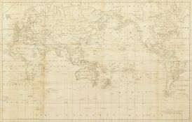 18th century, 'A General Chart: Exhibiting the Discoveries Made By Capt. James Cook...',