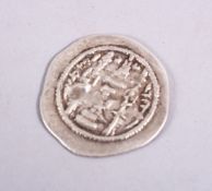 ISLAMIC SILVER COIN - SASANIAN KINGS SILVER COIN, KHOSROW I (531 AD) AR DRACHM, MINT GY, DATE 2,