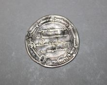 SILVER ISLAMIC COIN - ABBASID,al-Rashid, Silver dirham, Mint of Madinat al-Salam (Baghdad) , year