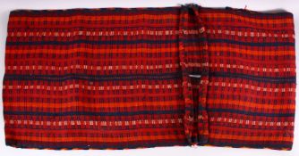 A 19TH / 20TH CENTURY PERSIAN SADDLE BAG.