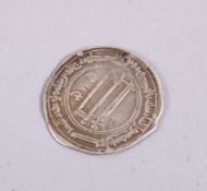 ISLAMIC SILVER COIN - ABBASID EMPIRE ( MEDIEVAL ISLAM ) TEMP AL - MANSUR ( AH 136 - 158 ), silver