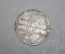 SILVER ISLAMIC COIN - ABBASID,al-Rashid, Silver dirham, Mint of . al-Muhammadiya, year 180AH. Weight