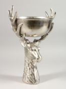 A CHROME STAG COOLER.