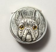 A WHITE METAL .800 BULLDOG VESTA.
