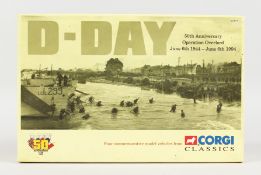 A CORGI CLASSIC D-DAY 50TH ANNIVERSARY SET OPERATION OVERLORD JUNE 6TH 1944-JUNE 6TH 1994, FOUR