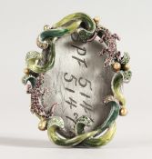 A JAY STRONGWATER JEWELLED PHOTOGRAPH FRAME.