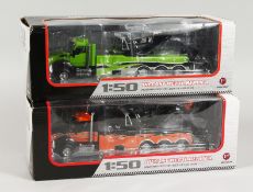 TWO FIRST GEAR 1.50 SCALE KENWORTH TOW TRUCKS. RRP: £75 each.