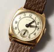 A 9CT GOLD CYMA WRISTWATCH.