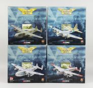 CORGI THE AVIATION ARCHIVE 1.44 SCALE AIRCRAFT, SET OF FOUR. RRP: £25 each.