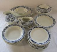Adams Ironstone 'Brentwood' pattern part dinner service
