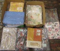 Large selection of patterned curtains