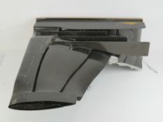 A carbon fibre font nearside spoiler from Manor Marussia F1 car of Alexander Rossi, 62 x 55cm.