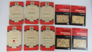 A quantity of vintage Bartholomew maps being; No14 Oxford 1981, No15 Hert & Bucks 1979,