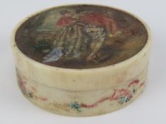 A 19th century French patch box;