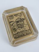 Agricultural Bygone: an unusual early 20th century farming advertising ashtray,