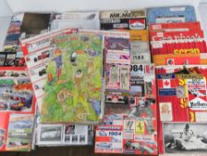 A large quantity of F! and racing themed scrapbooks dated 1973-1993.