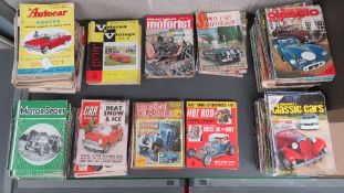 A quantity of late 1950s Motorsport magazines, together with a quantity of early 1960's Autocar,