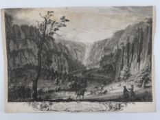 Antoine Benoist ( 1721-1770) after Thomas Smith (of Derby, 1720-1767), etching and engraving,