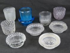 Garden table top fairy lights: a collection of five blue tint,