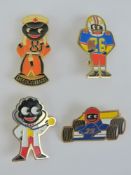 Robertson's collectors 'Golly' badges including; racing car driver, Lifeboat man ,