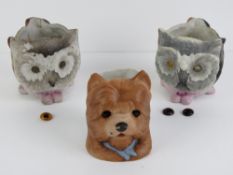 Three continental soft paste porcelain g