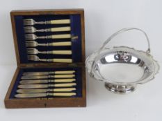 A good silver plated pierced Edwardian f