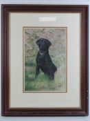 Debbie Gillingham (1965) pastel of a sea