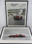 A pair of fine quality Ferrari themed co