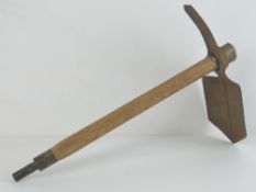 A WWII British trenching tool.