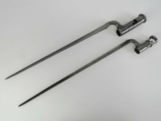 Two socket bayonets.