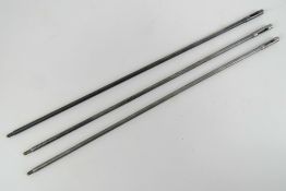 Three WWII German K98 cleaning rods.