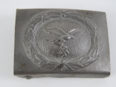 A WWII German Luftwaffe aluminium belt buckle.