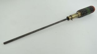 An inert WWI British rifle rod grenade.