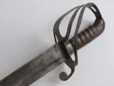 An American Civil War Cavalry sword, 82.5cm in length.