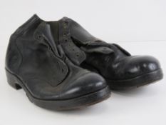 A pair of WWII British drill boots.