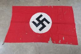 A WWII German swastika flag double sided.