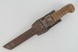 A WWII Dutch trench fighting knife.