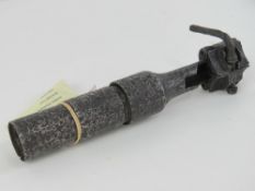 A deactivated K98 semi relic grenade launcher dated 1942. With EU certificate.