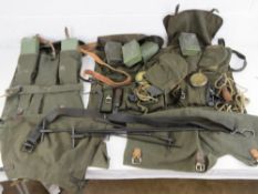 A quantity of assorted MG42 accessories; gunners kit bags, breach covers, cleaning rods, etc.