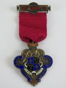 Masonic; A Royal Masonic Benevolent Institution 1932 HM silver and enamelled jewel,