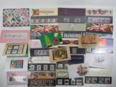 A quantity of presentation pack stamps,