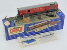 A Hornby Dublo TPO mail van set with original contents.
