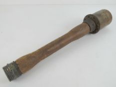 A WWII German M24 stick grenade dated 19