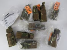 Ten single 9mm MTP magazine pouches FB-M